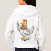 Kinderen met een Hen en een Rooster (Achterkant)