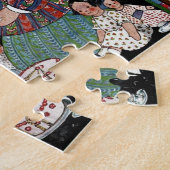  kinderen met een tijdelijke Tea Party Legpuzzel (Zijkant)