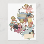  kinderen met flauwvallen met Speelgoed Briefkaart (Voorkant)