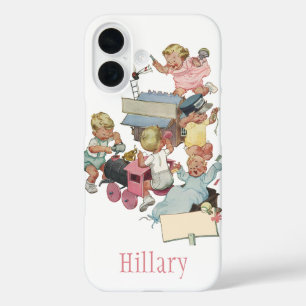  kinderen met flauwvallen met Speelgoed iPhone 16 Hoesje