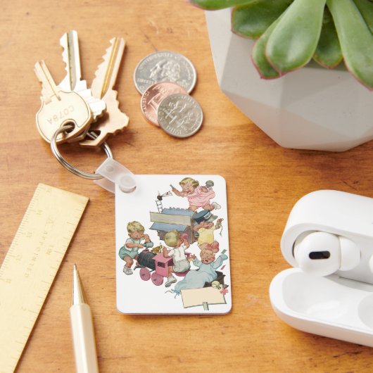  kinderen met flauwvallen met Speelgoed Sleutelhanger (Bureau)