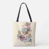 kinderen met flauwvallen met Speelgoed Tote Bag (Achterkant)