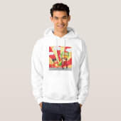 Kinderen met Fun Mannen Hoodie (Voorkant volledig)