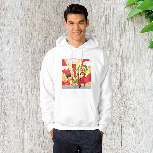 Kinderen met Fun Mannen Hoodie