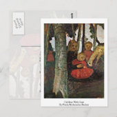 Kinderen met geit van Paula Modersohn-Becker Briefkaart (Voorkant / Achterkant)