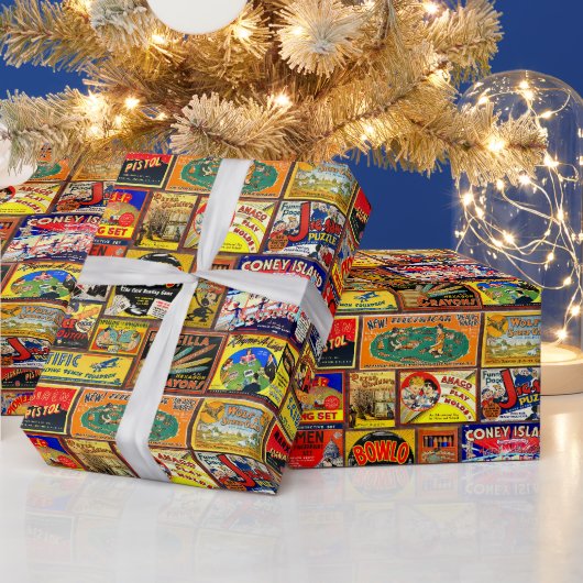 KINDEREN MET  KINDEREN KOPEN KORTKOELPAPIER CADEAUPAPIER (Feestdagen)