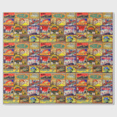 KINDEREN MET  KINDEREN KOPEN KORTKOELPAPIER CADEAUPAPIER (Vlak)