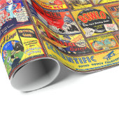 KINDEREN MET  KINDEREN KOPEN KORTKOELPAPIER CADEAUPAPIER (Rol Hoek)