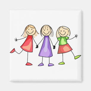 Kinderen met maatje magneet