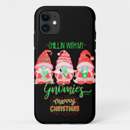 KINDEREN MET MIJN GNOMIES grappige kerst Case-Mate iPhone Case (Achterkant)