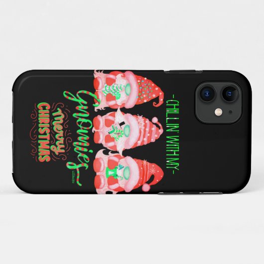 KINDEREN MET MIJN GNOMIES grappige kerst Case-Mate iPhone Case (Achterkant (horizontaal))
