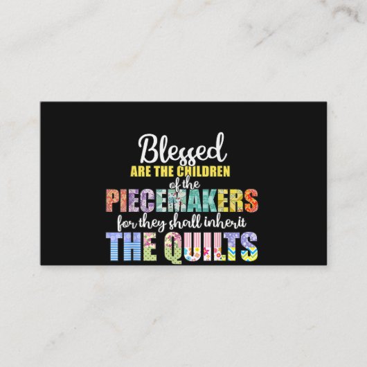 Kinderen met naakte piecemakers die gehaakte haakj visitekaartje (Voorkant)