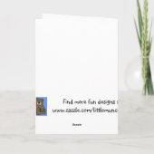 Kinderen met paasei feestdagen kaart (Achterkant)