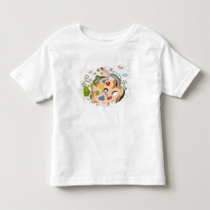 Kinderen met penselen kinder shirts