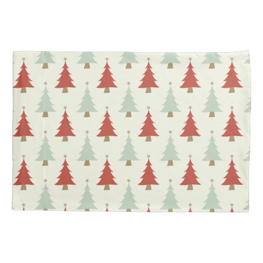 Kinderen met rode rode kerstaven voor de Cute Rust Kussensloop (Achterkant-Links)