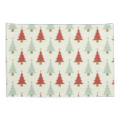 Kinderen met rode rode kerstaven voor de Cute Rust Kussensloop (Achterkant-Rechts)