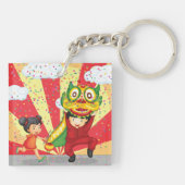 Kinderen met Sleutelhanger (Achterkant)