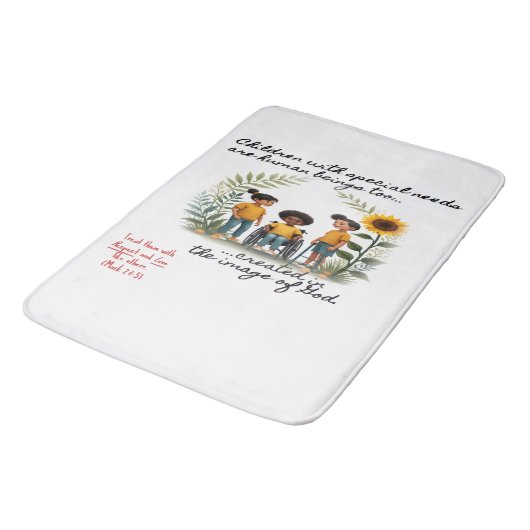 Kinderen met speciale behoeften badmat (Gekanteld)