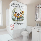 Kinderen met speciale behoeften douchegordijn prom (In situ)