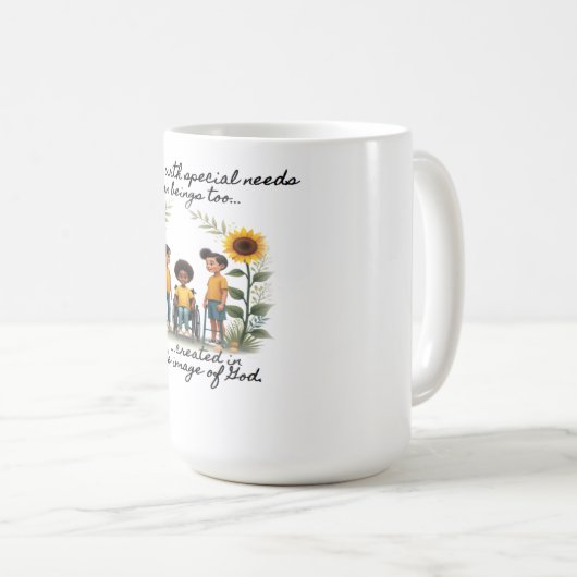 Kinderen met speciale behoeften Klassieke Mok (Voorkant rechts)