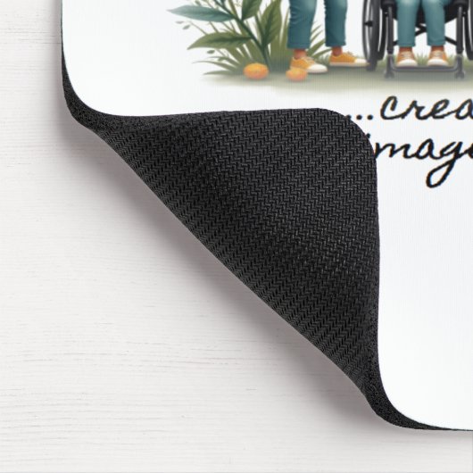 Kinderen met speciale behoeften Mousepad Muismat (Hoek)
