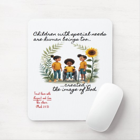 Kinderen met speciale behoeften Mousepad Muismat (Met muis)