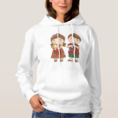 Kinderen met speelgoed hoodie (Voorkant)