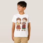 Kinderen met speelgoed t-shirt (Voorkant volledig)