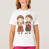 Kinderen met speelgoed t-shirt (Voorkant)
