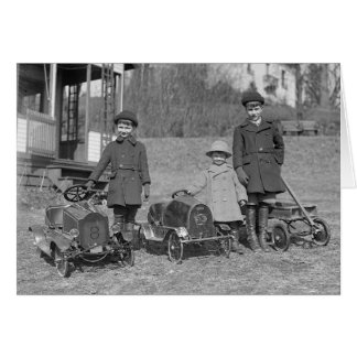 Kinderen met trapauto's, 1924
