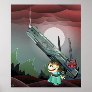 Kinderen met vuurwapens poster