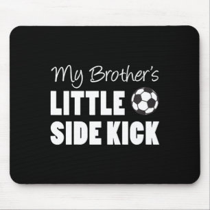 Kinderen Mijn Broers Kleine Zij Kick Voetbal Jonge Muismat
