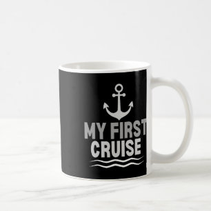 Kinderen Mijn Eerste Cruiseschip Anker Vaarvakanti Koffiemok