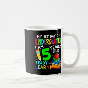 Kinderen Mijn Eerste Dag Van De Kleuterschool En I Koffiemok