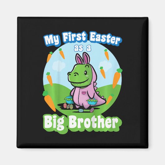 Kinderen Mijn eerste Pasen als grote broer Schatti Magneet (Voorkant)