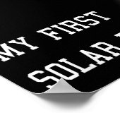 Kinderen Mijn Eerste Zonneverduistering Jongens Me Poster (Hoek)