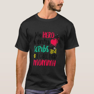 Kinderen Mijn Held Draagt Operatiekleding En Ik No T-shirt