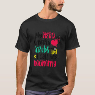 Kinderen Mijn Held Draagt Operatiekleding En Ik No T-shirt