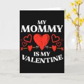 Kinderen Mijn mammie is mijn Valentijn Baby Jongen Kaart (Gele Bloem)