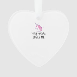 Kinderen Mijn Mimi Houdt Van Mij Meisje Eenhoorn K Ornament