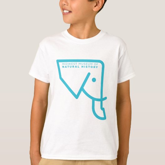 Kinderen MMNH Blue Elephant T-Shirt (Voorkant)