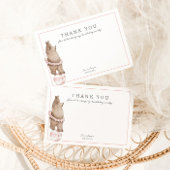 Kinderen Modern Beer Circus | Girls Birthday Party Bedankkaart