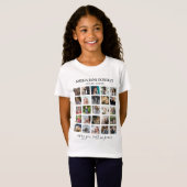 Kinderen Modern In Loving Memory Foto Collage T-sh T-shirt (Voorkant volledig)
