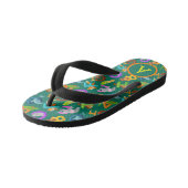 Kinderen Monogram Dieren Alfabet  Kinder Teenslippers (Schuin)