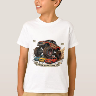Kinderen Monster Truck Reserveband T-shirt