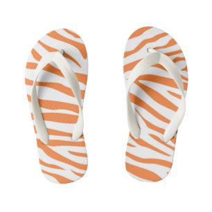 Kinderen Mooie Oranje Streep Flip Flops