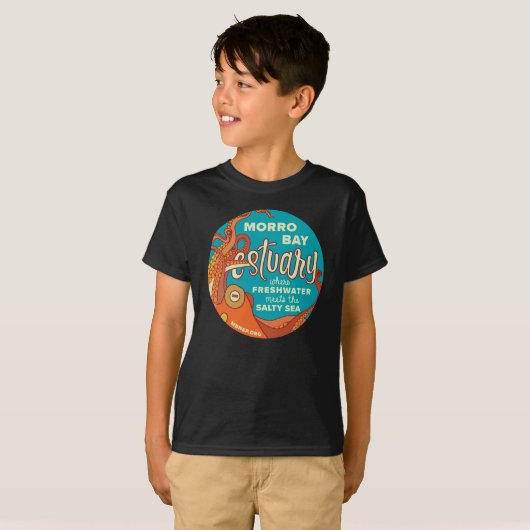 Kinderen Morro Bay Octopus -look Shirt (Voorkant volledig)