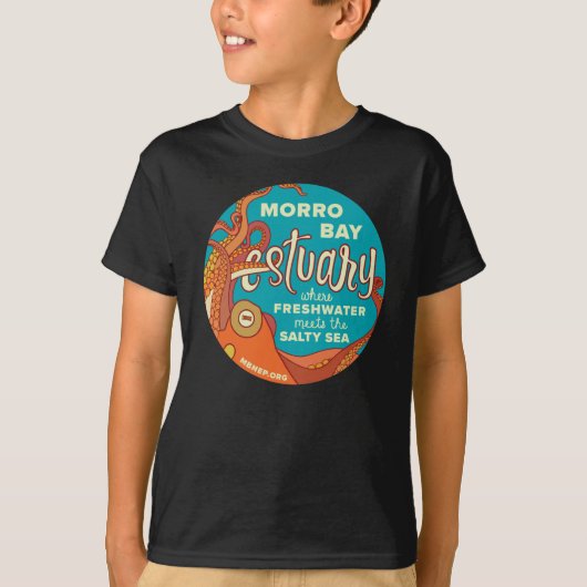 Kinderen Morro Bay Octopus -look Shirt (Voorkant)