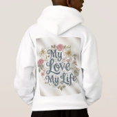 Kinderen "My Love My Life" Elegante Script Pullove (Achterkant)