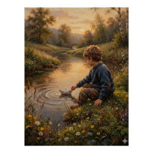 Kinderen Natuur Avontuur Muurkunst Perfect Poster